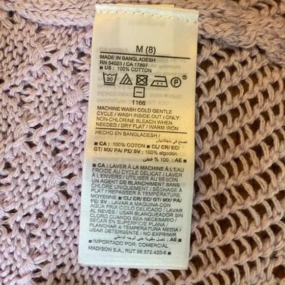 Old Navy lavender aura lace crochet tank NWT 8 - Picture 5 of 8